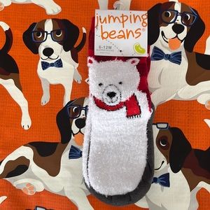 Jumping Beans 🫘 Slipper Socks (6-12 Months Size)